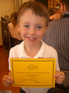 Gold Merit Certificate