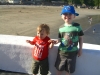 Ben and Aaron at Looe