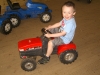 On the tractor